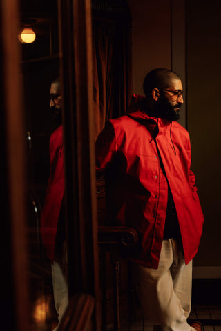 Parka técnica con capucha Sharpe hombre