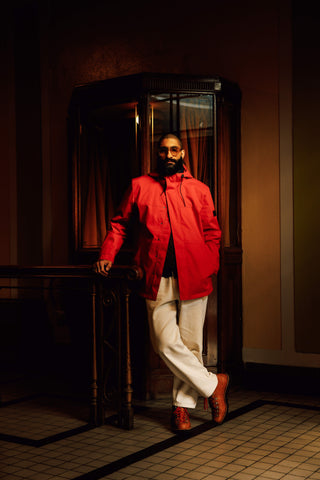Parka técnica con capucha Sharpe hombre