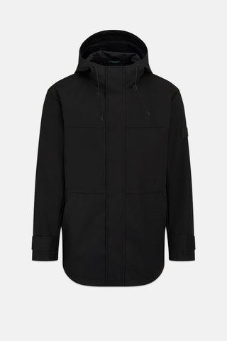 Men's Sharpe Technical Hooded Parka Black
