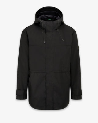 メンズ Sharpe テクニカルフーディ Parka ブラック