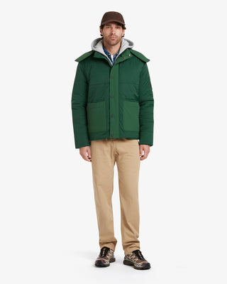 Herren Bonington Dufflewool Steppjacke in British Racing Green von Gloverall