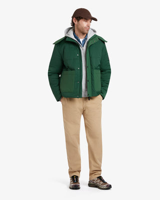 Herren Bonington Dufflewool Steppjacke in British Racing Green von Gloverall