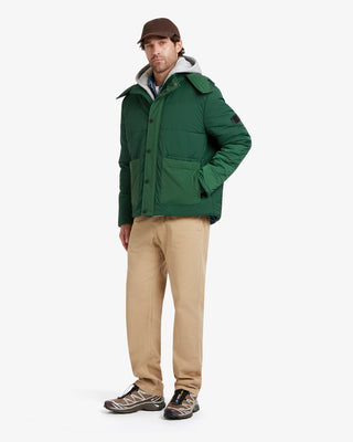 Herren Bonington Dufflewool Steppjacke in British Racing Green von Gloverall