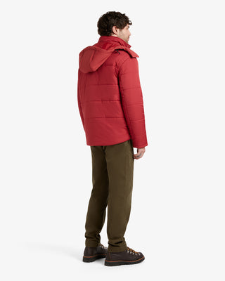 Herren Bonington Dufflewool Steppjacke in Beerenrot von Gloverall