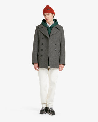 Men's Churchill Peacoat Grey by Gloverall