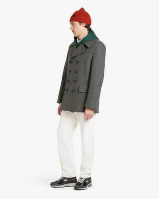 Men's Churchill Peacoat Grey by Gloverall