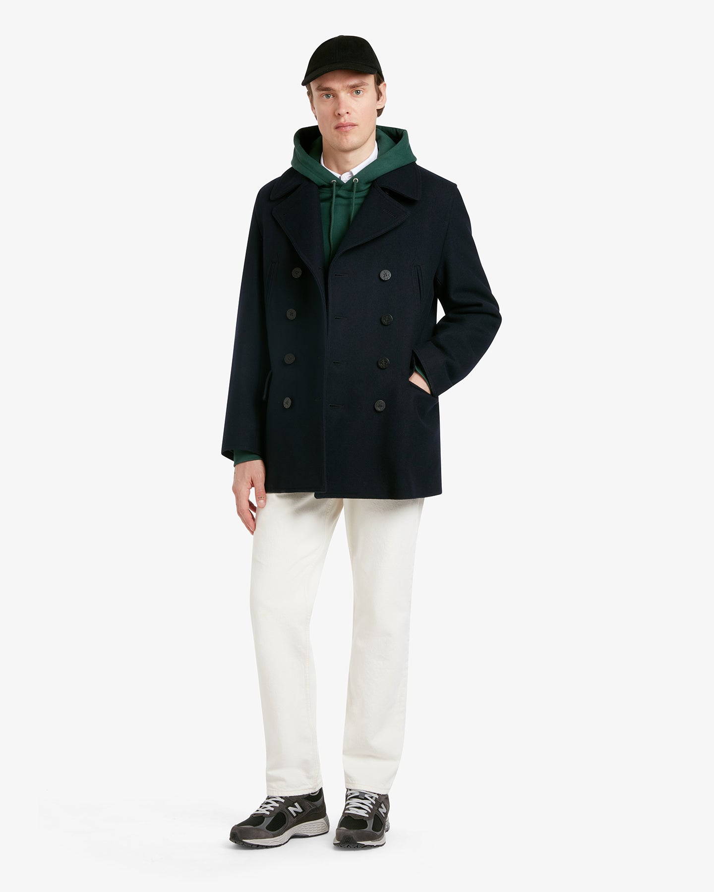 ⭐美品⭐　グローバーオール　ピーコート ネイビー　size 40 チャーチルピーコートネイビー | Gloverall