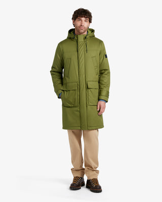 Herren Hawkins Dufflewool Parka in Moosgrün von Gloverall