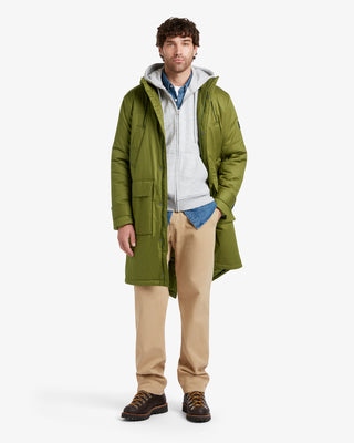 Herren Hawkins Dufflewool Parka in Moosgrün von Gloverall