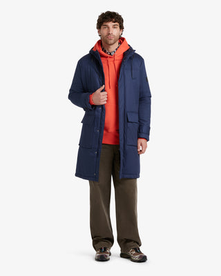 Herren Hawkins Dufflewool Parka in französischem Marineblau von Gloverall