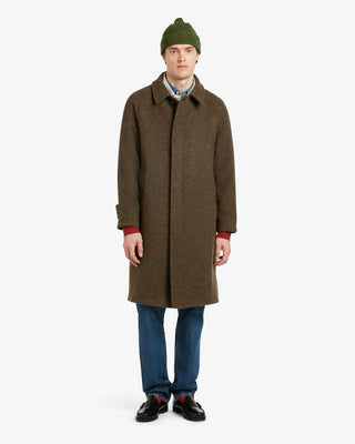 Men's Hynes Wool Overcoat in Mocha by Gloverall