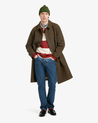 Men's Hynes Wool Overcoat in Mocha by Gloverall