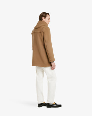 Men's Mid-Length Morris Duffle Coat Camel Buchanan
