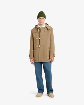 Men's Mid-Length Monty Duffle Coat Camel