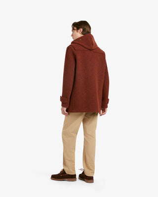Men's Mid-Length Monty Duffle Coat Rust