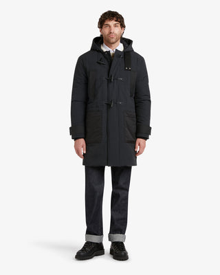 Herren Monty Dufflewool Dufflecoat in Schwarz von Gloverall