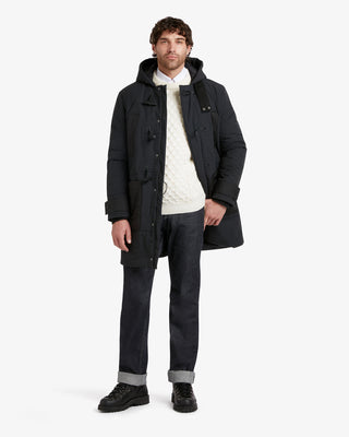 Herren Monty Dufflewool Dufflecoat in Schwarz von Gloverall
