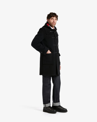 Men's Morris Duffle Coat Black Stewart