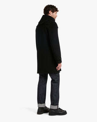 Men's Morris Duffle Coat Black Stewart by Gloverall