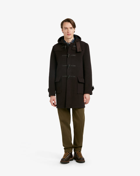 Men's Morris Duffle Coat Brown MacDuff Hunting | Gloverall