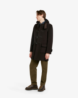 Tartan marron Morris Duffle Coat Morris