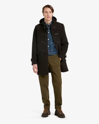 Men's Morris Duffle Coat Brown MacDuff Hunting by Gloverall