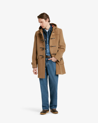 Men's Morris Duffle Coat Camel Buchanan