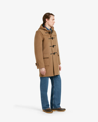 Men's Morris Duffle Coat Camel Buchanan
