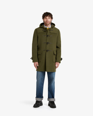 Men's Morris Duffle Coat Loden Check