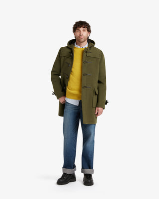 Men's Morris Duffle Coat Loden Check