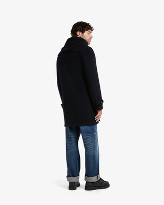 Morris Morris Duffle Coat Navy Black Watch