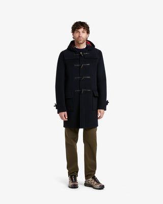 Men's Morris Duffle Coat Navy Stewart