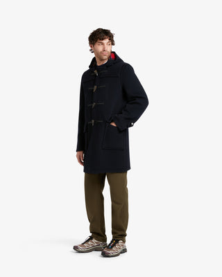 Men's Morris Duffle Coat Navy Stewart