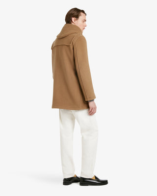 Men's Morris Mid-Length Duffle Coat Camel Buchanan by Gloverall