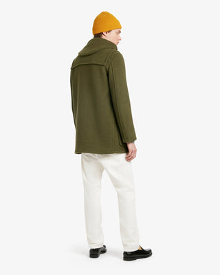 Men's Morris Mid-Length Duffle Coat Loden Check by Gloverall