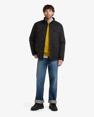 Herren Oak Dufflewool Feldjacke in Schwarz von Gloverall