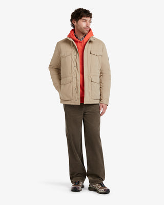 Herren Oak Dufflewool Feldjacke in Taupe von Gloverall