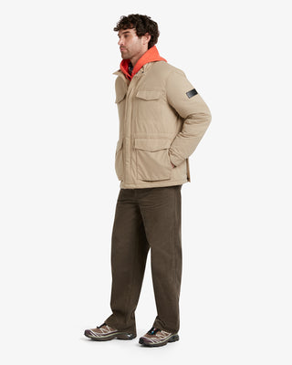 Herren Oak Dufflewool Feldjacke in Taupe von Gloverall