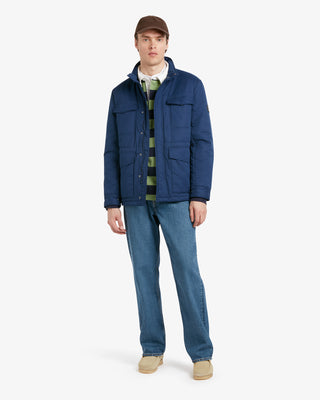Herren Oak Dufflewool Feldjacke in französischem Marineblau von Gloverall