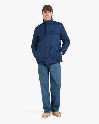Herren Oak Dufflewool Feldjacke in französischem Marineblau von Gloverall