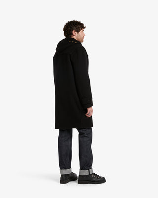 Original Monty Duffle Mantel schwarz