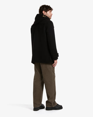 Men's Mid-Length Monty Duffle Coat Black by Gloverall