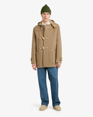 Men's Mid-Length Monty Duffle Coat Camel