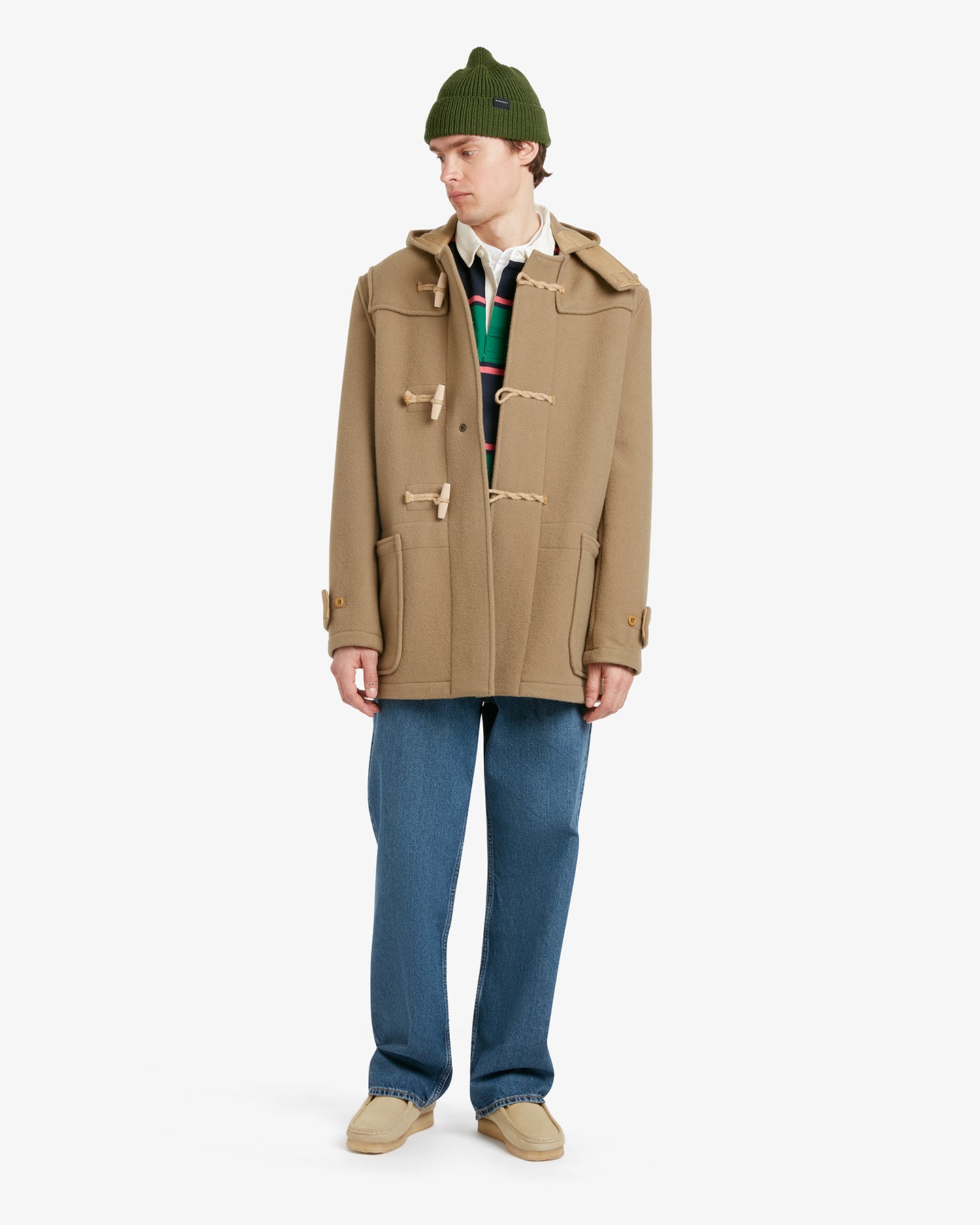 【美品✨】Gloverall ダッフルコート キャメル GLOVERALLWOMENSSURPLUSCUTOUTTE