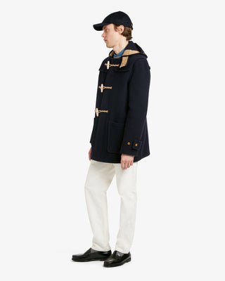 Men's Mid-Length Monty Duffle Coat Navy by Gloverall
