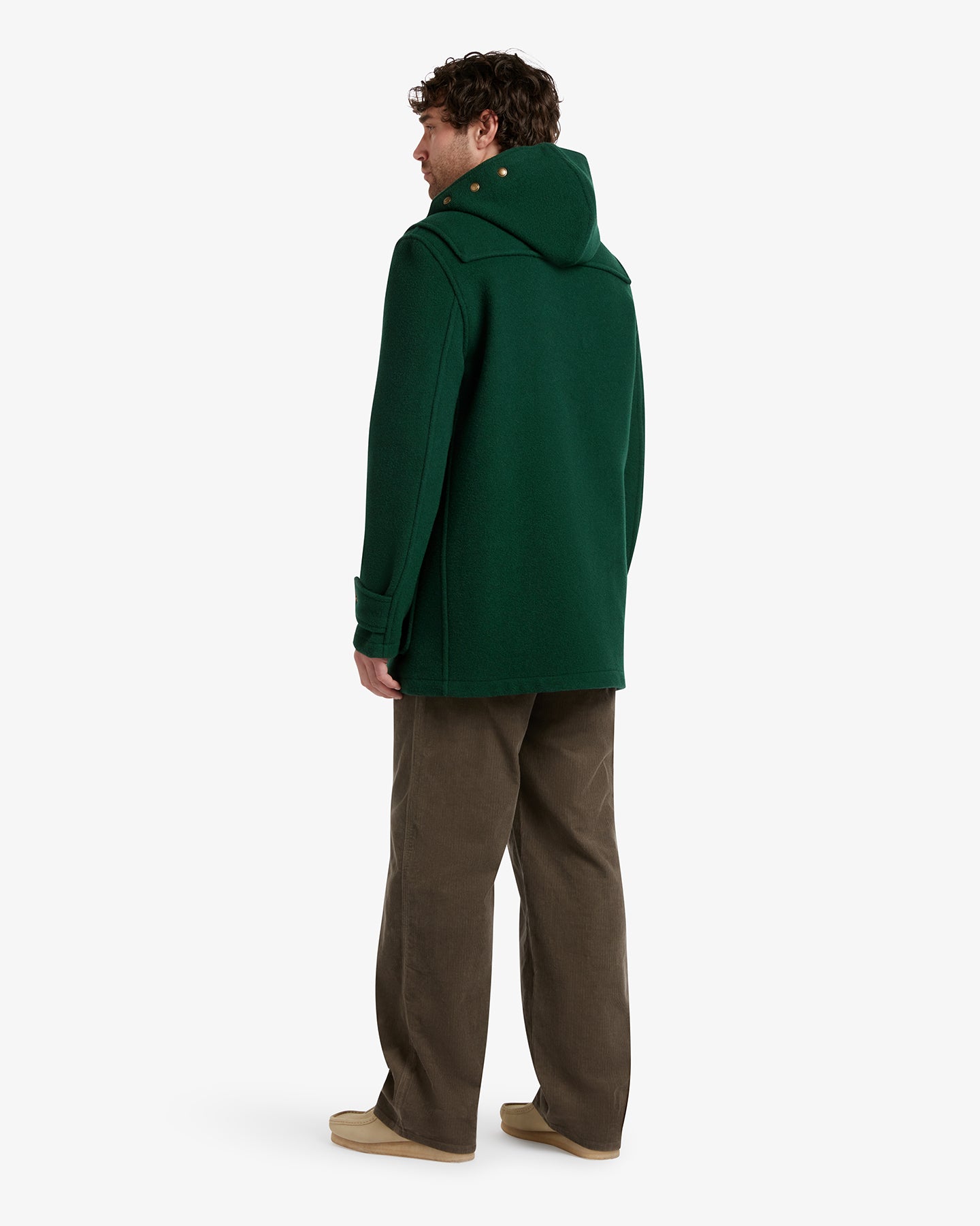 ダッフルコート DuffleCoat パーカー イングランド製 ウール 緑 XL ミッドモンティダッフルコートパイングリーン | Gloverall