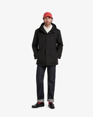 Men's Sharpe Technical Hooded Parka Black