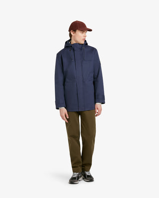 Men's Sharpe Technical Hooded Parka Navy