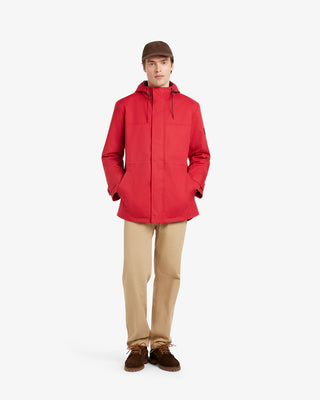Men's Sharpe Technical Hooded Parka Red