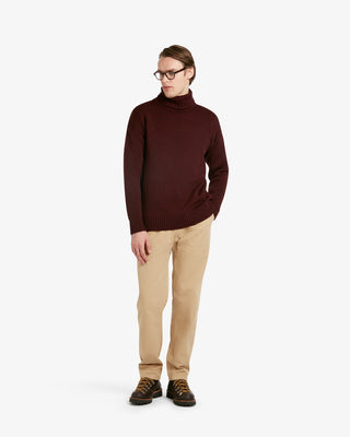 Men's Submariner Jumper Burgundy